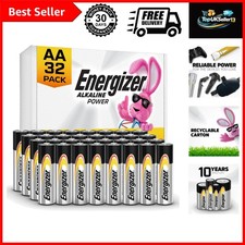 AA Batteries Alkaline Power, 32 Count Alkaline Double A Battery Pack picture