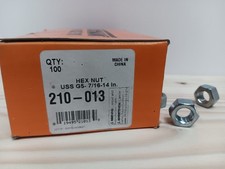 7/16-14 Grade 5, Hex Nuts  210-013  100pc.  picture