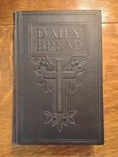 1929 Daily bread or home devotions by  F. E. Pasche Antique Hardcover Book picture