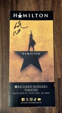 Lin-Manuel Miranda Autographed Signed Hamilton Broadway Playbill Insert Flyer picture