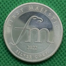 2022 Proof First Majestic Silver Corp Aztec Mayan 1/2oz .999 Fine Silver picture