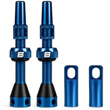 BWSHLF Bicycle Aluminum Tubeless Presta Valve Stem 40/44/55/60/65/80/100mm Blue picture