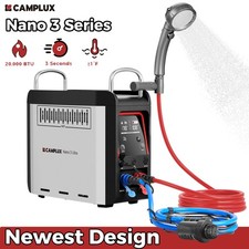 CAMPLUX 1 lb Propane Water Heater Ultra-Light Constant Temp Tent Shower Camping picture