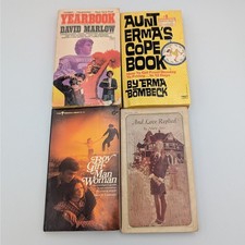 Vintage Paperback Book Lot – 1970s Teen Drama, Humor & Social Topics (4 Books) picture