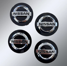 4PCS Black FOR Nissan Wheel Center Cap 60mm Fits Altima Maxima Murano Versa Leaf picture