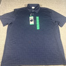 NWT Men’s Greg Norman ML75 Navy Blue Stretch Golf Polo Shirt Size XL Play-Dry  picture