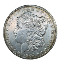 1904 -O  Morgan Dollar VAM 5A Pitted Rev 90% Silver $1 US Coin Collectible #1054 picture