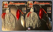 Lot of 2 Pro I Assassinator 1/2 oz Spinnerbait DWRN-BS Bleeding Shad picture