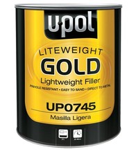 UPOL UP0745 LiteWeight GOLD filler w/hardener. FREE 2-3 DAY SHIPPING picture