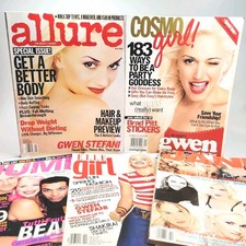 Vintage Gwen Stefani Magazine Lot (5) CosmoGirl ELLE Girl Jane Allure Jump Y2k  picture