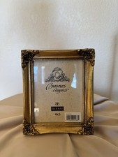 Vintage Burnes Elegance Gold Ornate 4x5 Picture Frame Baroque Rococo NIB New picture
