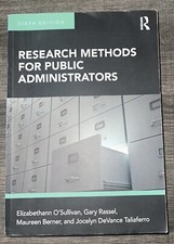 Research Methods for Public Administrators by Gary Rassel, Elizabethann... picture