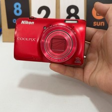 Nikon COOLPIX S6300 Digital Camera 16.0MP 10X Optical Zoom Auto Focus - Red picture