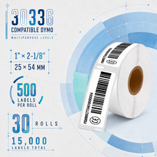 30Rolls DYMO 30336 Compatible Labels 1