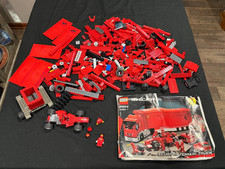 LEGO Racers 8654 Scuderia Ferrari Truck Parts Lot F1 Car Manual Incomplete picture