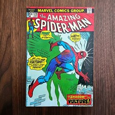 The Amazing Spider-Man #128 (Marvel Comics 1974)  VF *Ink Bleed* picture