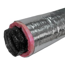 Everbilt 6 in. x 25 ft. R6 Insulated Flexible Duct Silver Jacket picture