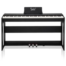 Glarry GDP-104 88 Keys Full Weighted Keyboards Digital Piano /W Furniture Stand picture