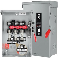 【Upgrade】 3P 60 Amp Fused Disconnect,New Add Ground Design,Nema 3R Rated picture