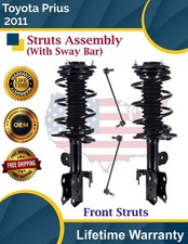 OE Front Struts W/Sway Bars For 2010-2011 Toyota Prius 1.8L Lifetime Warranty picture