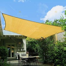 Sun Shade Sail Canopy Rectangle Sand Uv Block Sunshade For Backyard Deck Outdoor picture