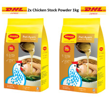 2x MAGGI Chicken Stock powder Chicken Flavor Soup Base 1kg HALAL Pati Ayam Maggi picture