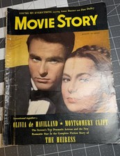Vintage Magazine Movie Story Aug 1949 Olivia de Havilland Monty Clift Alan Ladd picture