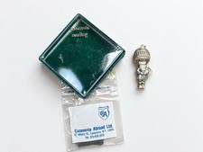 Vintage 1986 Joan Walsh Anglund Cazenovia Sterling Silver Boy Pendant Ornament picture