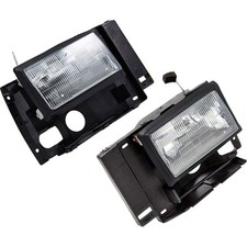 2pc Headlight F1TZ 13008 C for Ford Bronco II 89 90 Explorer 91 94 Ranger 89 92 picture