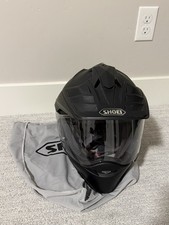 Shoei Hornet X2 Black Motorcycle Helmet Size XL w/Bag - DOT 218 Certified picture