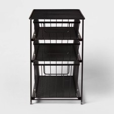 3 Tier Drawer Organizer Matte Black - Brightroom picture