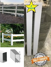 Brand new PVC Tube Vinyl Fence Rail Pack - 2