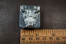 Vintage Leather Figure Carving Tool Craftool Co. USA Stamp 8312 Buffalo Skull picture