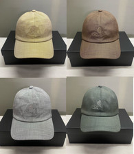 2026 Fashion Linen Embroidered Baseball Cap Sun Protection Hat picture