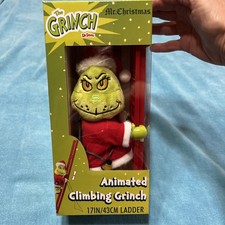 Mr. Christmas Animated Climbing Grinch Tabletop Decor 17