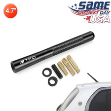 TRD Carbon Fiber Antenna BLACK Aluminum Stubby 4.7