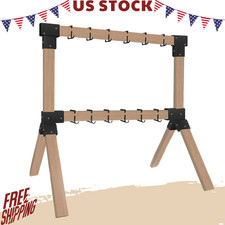NEW Steel Target Stand Brackets Heavy Duty Y & T Hangers 12 Hooks DIY Range picture
