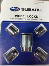 2009-2026 Subaru Alloy Wheel Lock Lug Nuts Set OEM B321SFL001 Genuine All Models picture