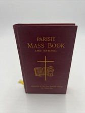 Vintage 1966 St Joseph Parish MASS BOOK & Hymnal Catholic picture