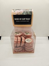 NOS Vintage Yankee Candle Wax Melts Roses Of Cliff Walk Discontinued Lot Of 19 picture