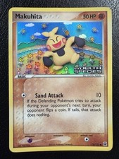 Makuhita 75/113 EX Delta Species Reverse Holo Stamped HP/DMG picture