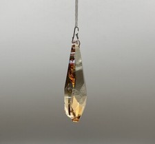 Swarovski Strass Crystal: 8930 Style Modern Pendeloque Drop - 63mm Golden Shadow picture