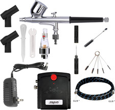Professional Mini Airbrush Kit with Portable Compressor - Perfect for Painting picture