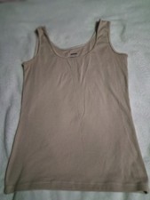 Sonoma~Womens Tan, %58 Cotton, Scoop Neck, Comfy, 