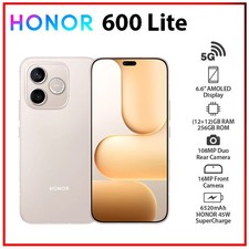 (New) Honor 600 Lite 5G GOLD 12GB+256GB Dual SIM Unlocked Android Cell Phone picture