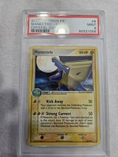 Pokemon - Manectric 8/100 - EX Crystal Guardians - Vintage Holo - PSA 9 picture
