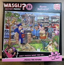 Jumbo 60773 WASGIJ? Destiny 31 Home Delivery 1000 Pc Puzzle Complete/EUC picture
