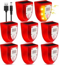 2/4/6/8 PACK Solar Alarm Motion Detector with Sound Outdoor Motion Sensor 129db picture