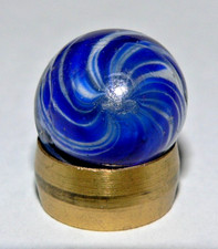 11/16'' Onionskin German Blue On White #94 Wet picture