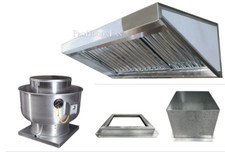 8' FT Concession Trailer Food Truck HOOD SYSTEM CaptiveAire Fan 1400 CFM picture